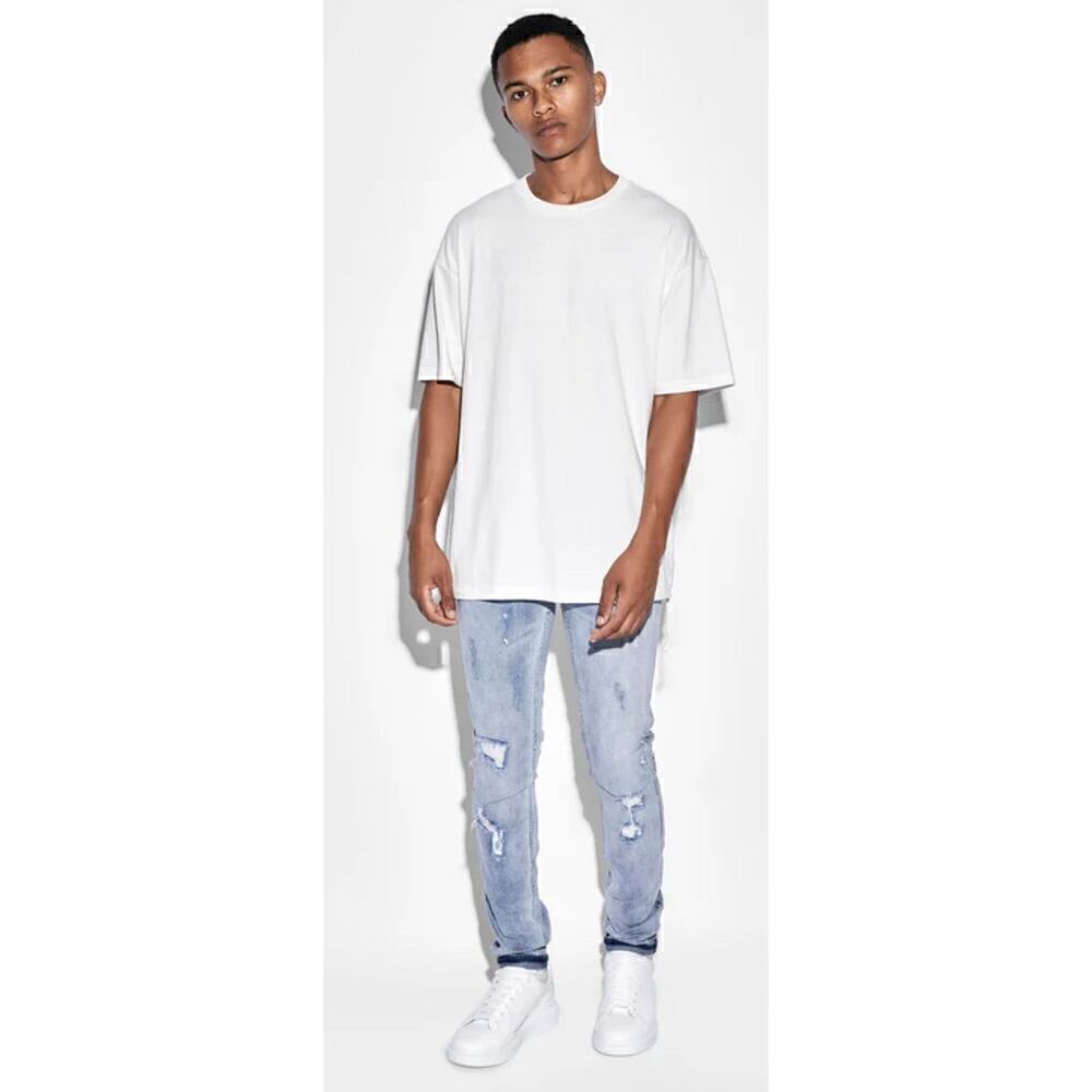 Ksubi Biggie Ss Tee Worn In White 100% Cotton NWT Size Medium